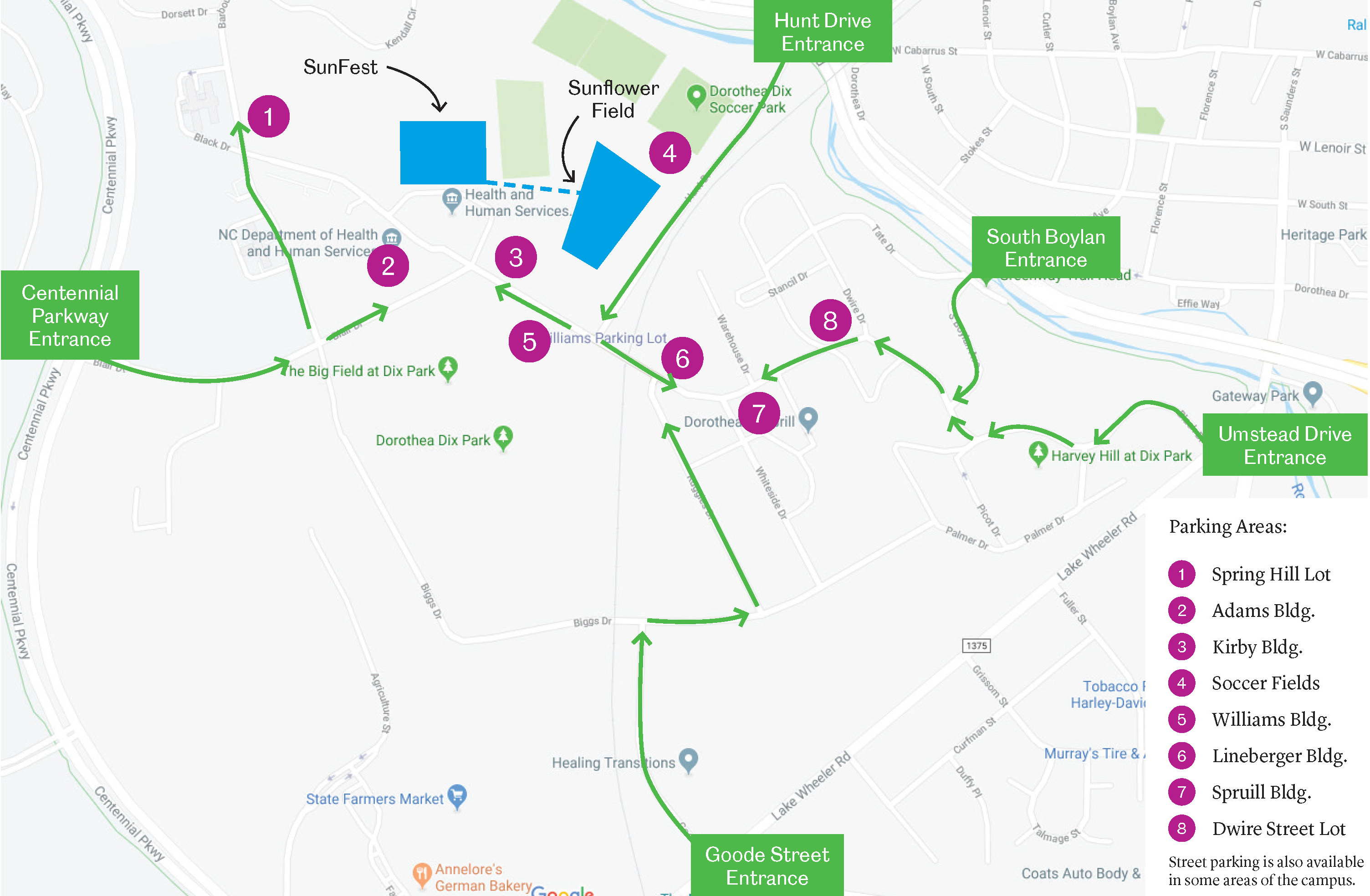 Sunfest Parking Map 2025 Lara Sharai